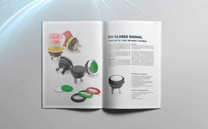 LUMOTAST 16-Broschüre von RAFI zum Herunterladen